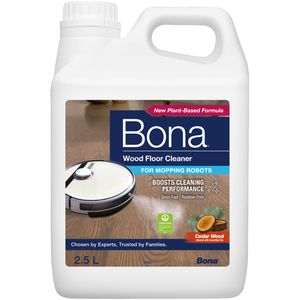 Bona Unterhaltsreiniger Holzbodenreiniger für Wischroboter, Konzentrat, für Holzböden, 2,5 Liter