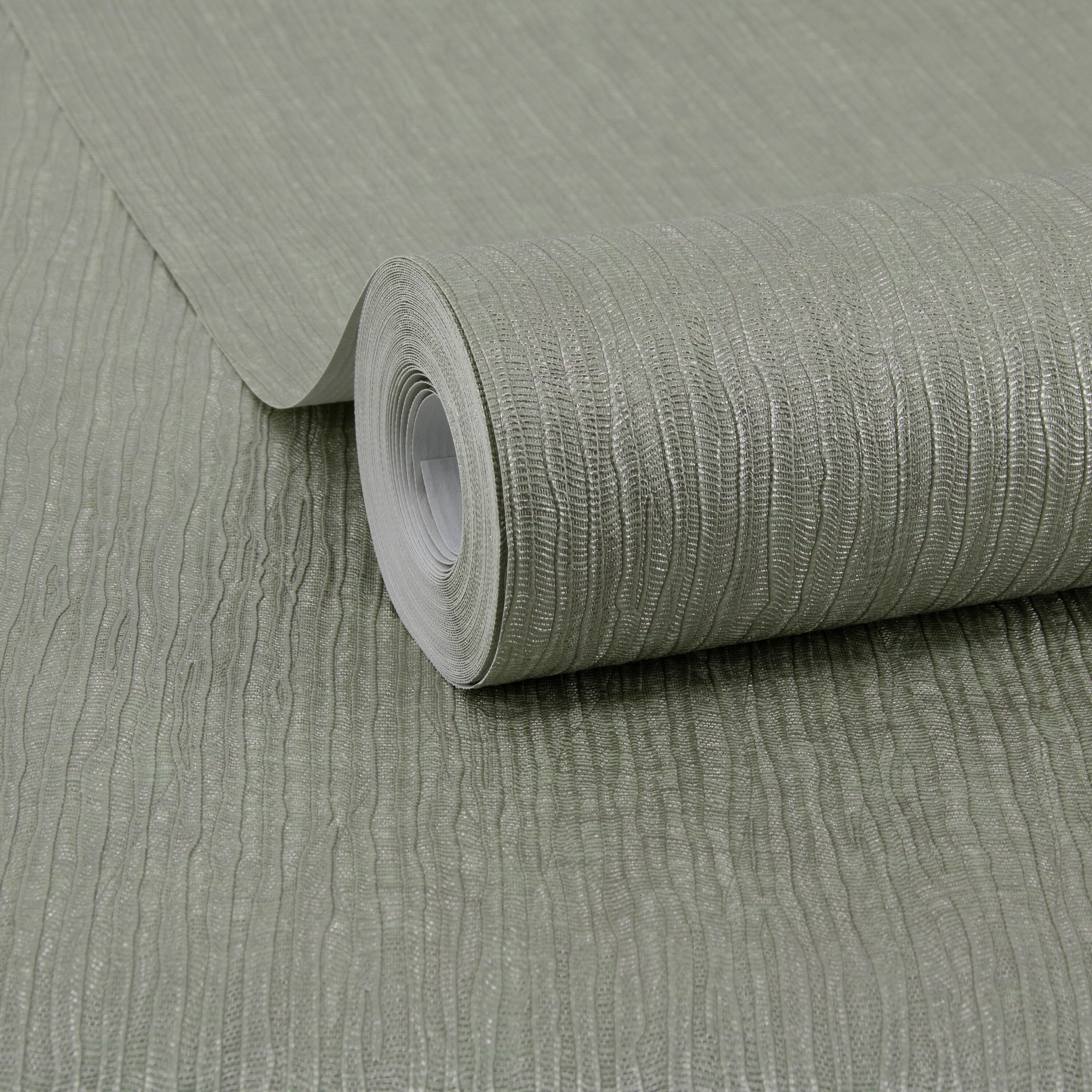 Vliestapete SUBLIME "Textur", grün, B:0,52m H:10m L:10m, Vlies, Tapeten, 10mx52cm (ca. 5m2)