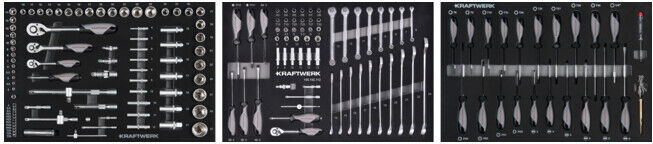 Kraftwerk Ensemble d'outils EVA 154 pièces (105.103.002)