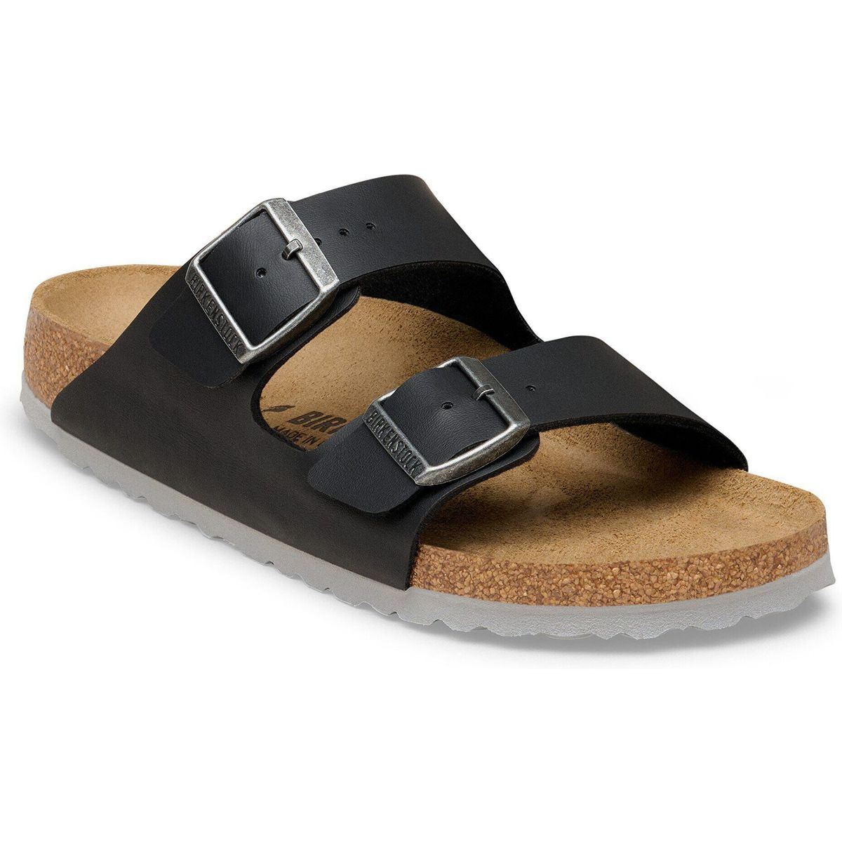 Birkenstock Arizona Birko-flor OS black/light gray (960) Normal 42 1032018-960-42