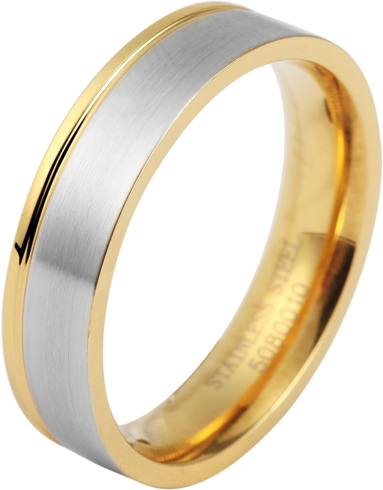 Partnerring AKZENT "Meinke, langlebig" Gr. 68, silber (silberfarbig), Fingerringe, Herren, 68, Edelstahl, Partnerring
