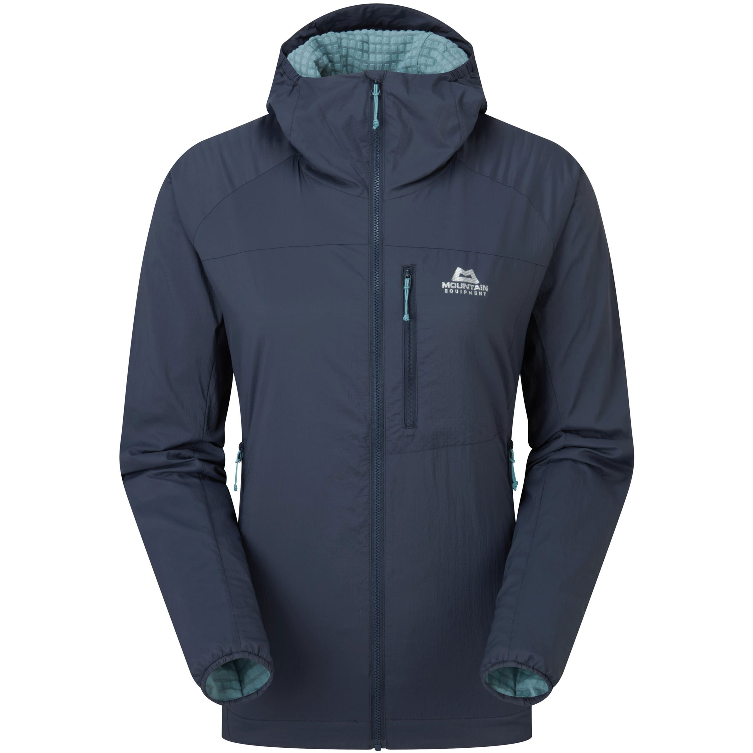 Mountain Equipment Aerotherm Damen Isolationsjacke blau Größe XL Trekking Klein verpackbar Wasserabweisend