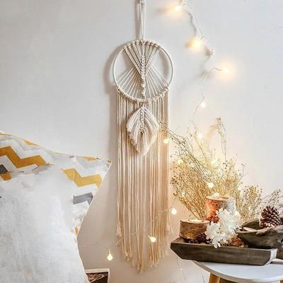 Inspired Living Nordic Macrame Dream Catcher Boho Wall Hanging For Nursery, Ramadan And Eid Decor Nordic Macrame Dream Catcher Boho Wall Hanging For Nursery, Ramadan And Eid Decor