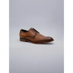 engbers Herren Halbschuh aus Leder Braun regular uni - 42