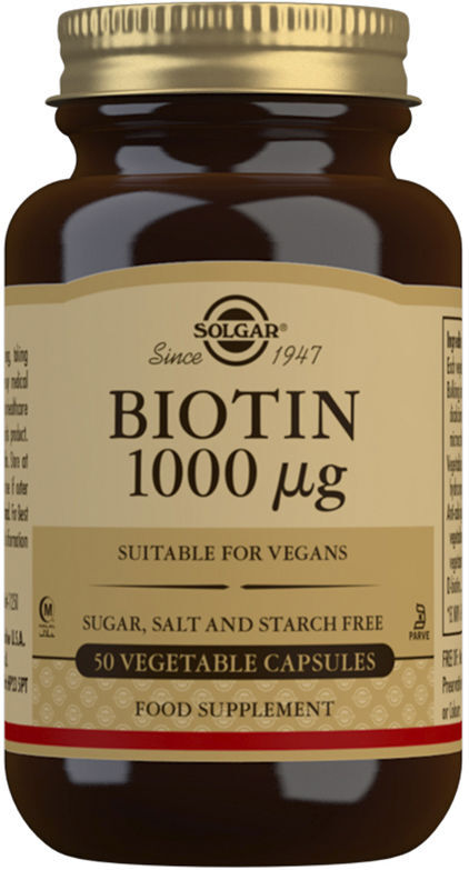 Solgar Biotine 1000 µg 50 comprimés