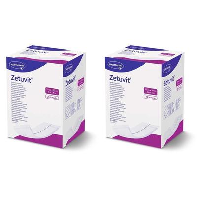 Zetuvit E Saugkompressen steril 10x10 cm 2x 2x25 St Kompressen
