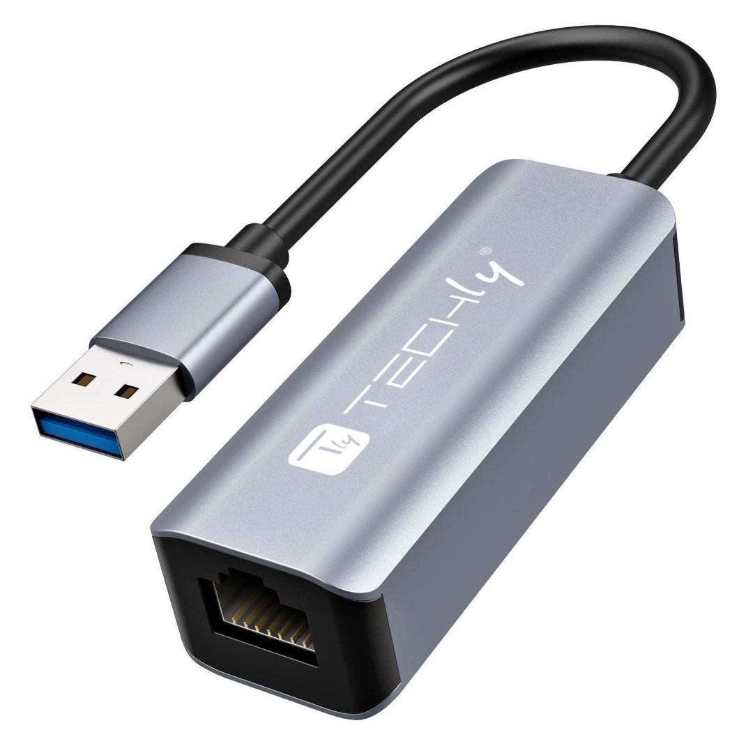 Techly Idata Usb-Etgiga-Aa (RJ45 Gigabit Ethernet (1x)) (IDATA USB-ETGIGA-AA)