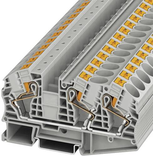 Phoenix Contact 3208760 Durchgangsklemme 12.2mm Schnellanschluss Grau