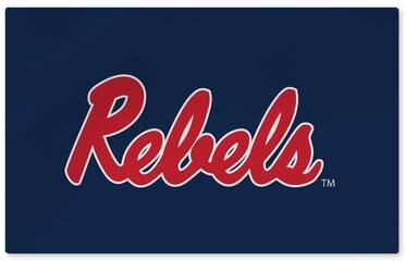 NCAA Logo Washable Rug