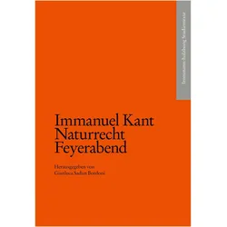 Immanuel Kant: Naturrecht Feyerabend, Fachbücher von Immanuel Kant