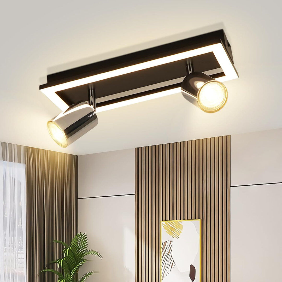 Metro Spotlight Stainless Steel 15 cm H x 32 cm W x 13 cm D
