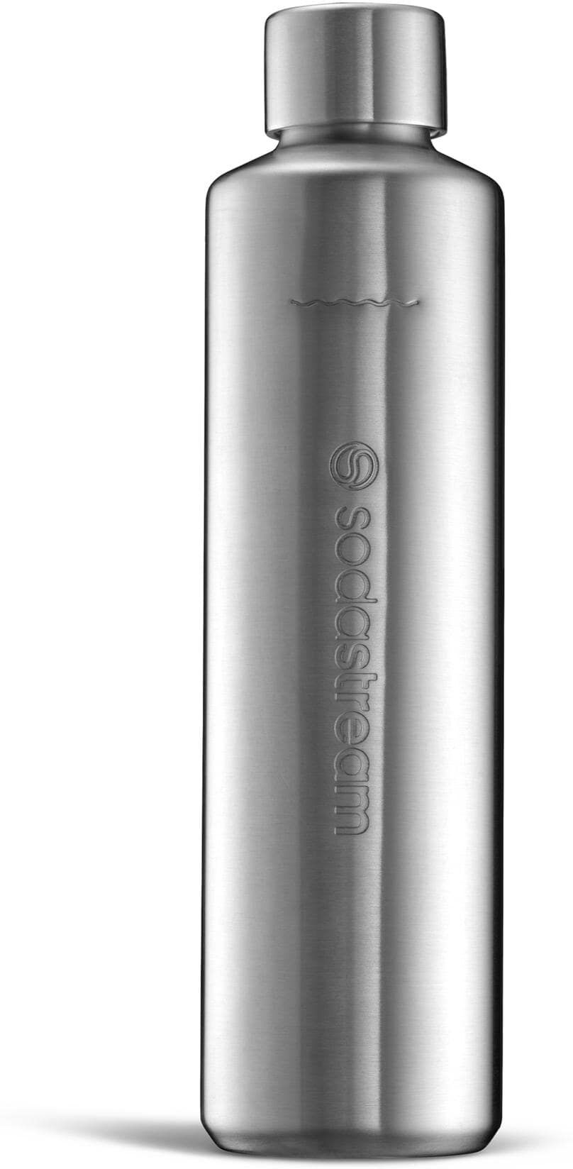 Wassersprudler Flasche SODASTREAM "Duo Silber", silber (silberfarben), Karaffen, Wassersprudler Flasche silberfarben Einheitsgröße
