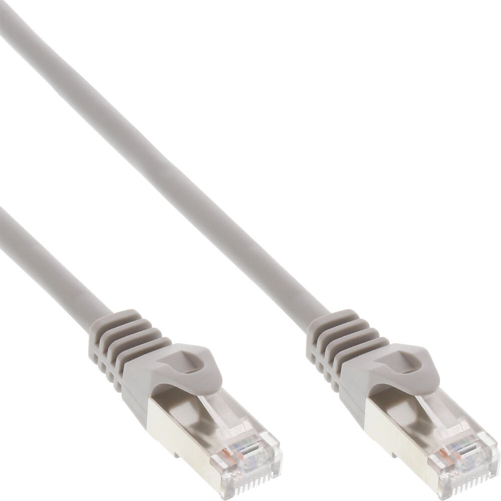 InLine 72511L patchkabel F/UTP Cat.5e grijs 1 meter