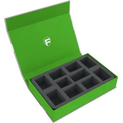 Feldherr Magnetbox grün für Adepta Sororitas (Karton, Schaumstoff)