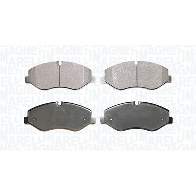 MAGNETI MARELLI Bremsbelagsatz, Scheibenbremse 363916061281 für Mercedes