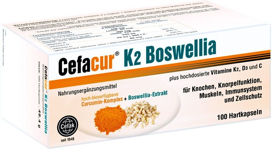 Cefacur K2 Boswellia Hartkapseln