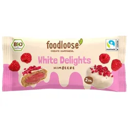 foodloose White Delights Himbeere vegan bio