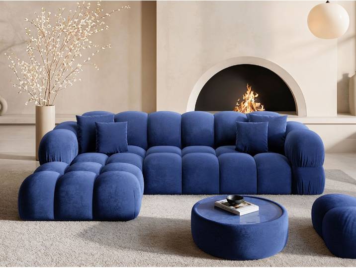 Stoff Ecksofa Monteverde L-Form