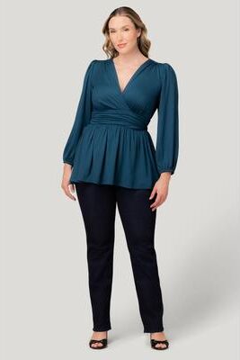 KIYONNA Leah Long Sleeve Tunic Top