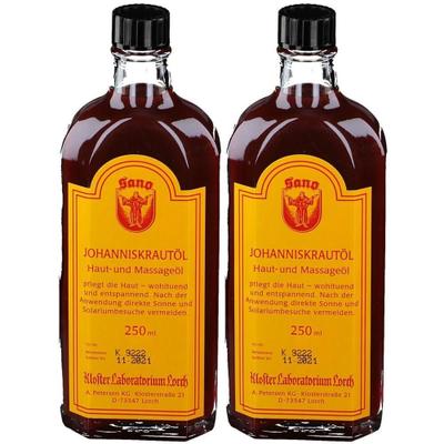 Sano Johanniskrautöl x2 2x250 ml Öl