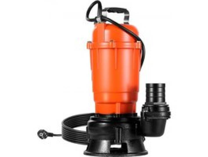 VEVOR 550W Tauchpumpe, 18000l/h, Gusseisen-Schmutzwasserpumpe mit 5,08cm Auslass, 10m max. Förderhöhe, zum Abpumpen von Schmutzwasser, für Pools, Gärten, Teiche, Keller & überflutete Bereiche
