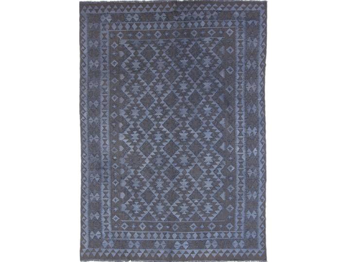 Kelim Afghan Chromatic Teppich 201x287 Handgewebt Orientteppich Wolle