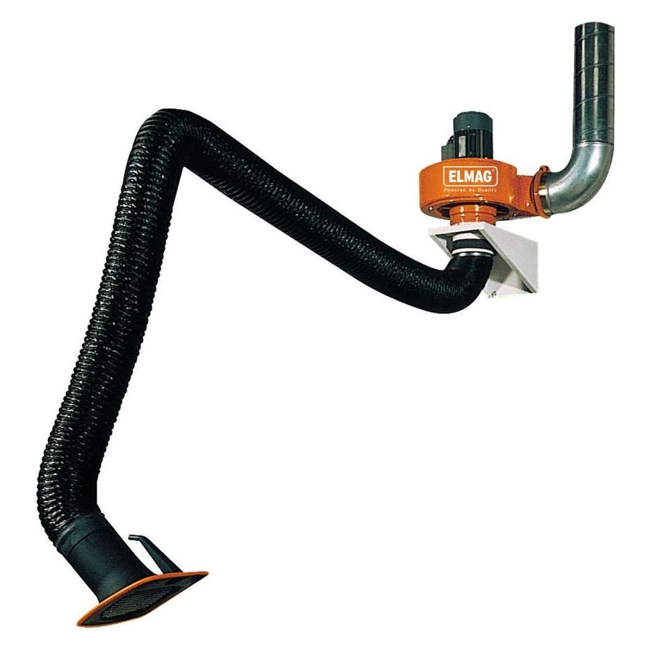 Elmag Abluftset mit Absaugarm 3m in Schlauchausf. (Absauganlage) (57527)