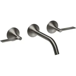 Dornbracht Vaia Wandbatterie 36712819-99 für Waschtisch, ohne Ablaufgarnitur, Dark Platinum matt