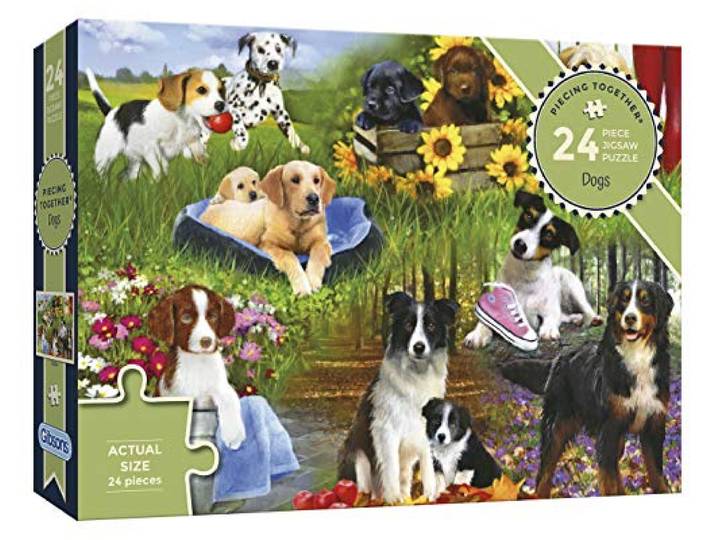Gibsons Honden 24 XL Stuk Jigsaw Puzzle, The Piecing Together Collection (ook verkrijgbaar als 500 Piece Jigsaw Puzzle)