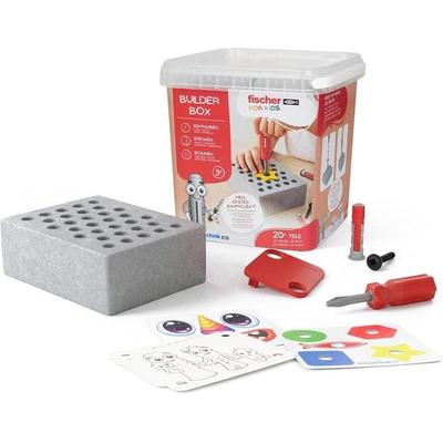 Fischertechnik 579435 - Fischer for Kids, Builder-Box, Schrauben-Stecken-Staunen, 20-teilig, für Kinder ab 3 Jahren