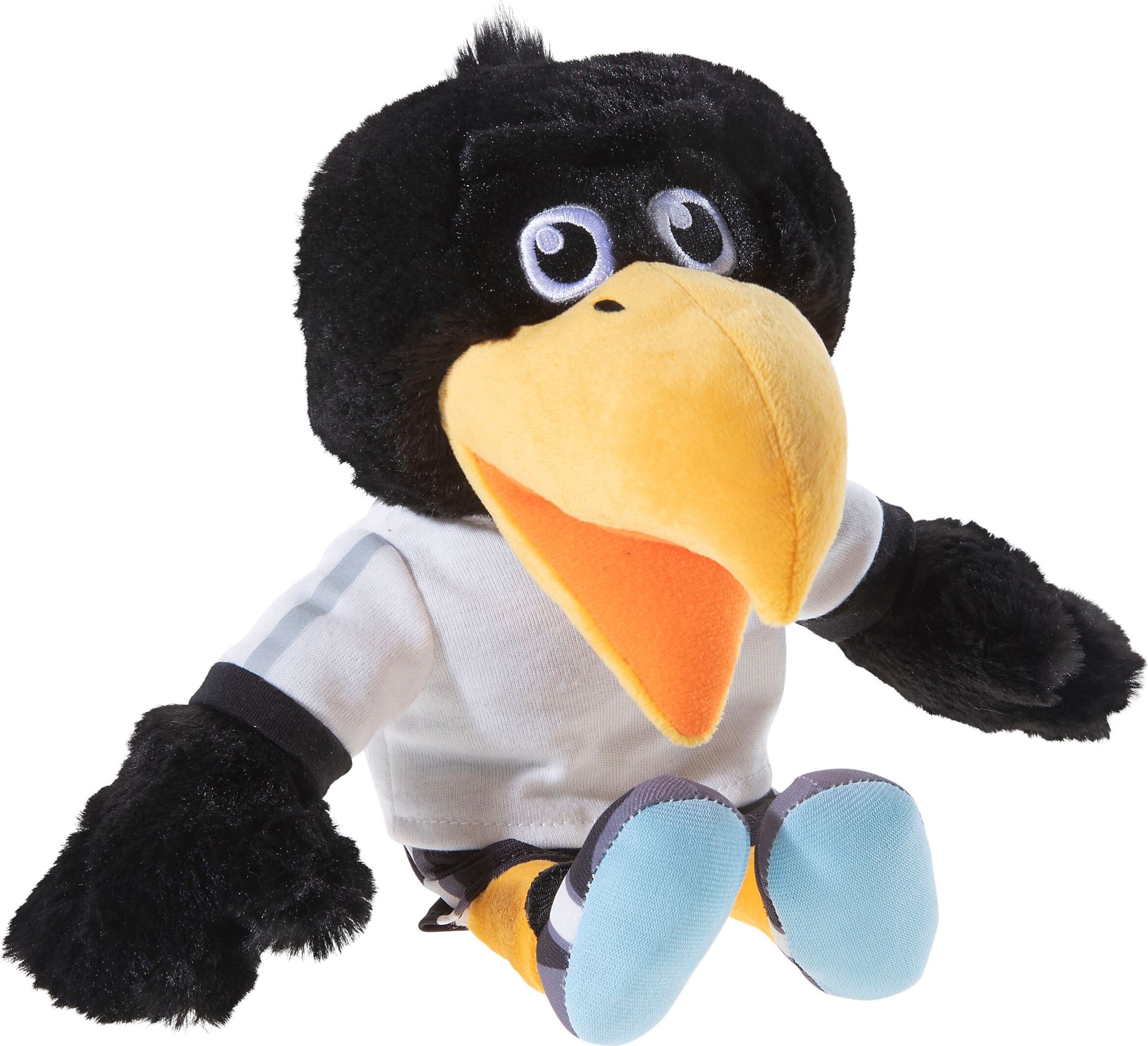 Kuscheltier HEUNEC "DFB, Adler Paule", schwarz, Plüschfiguren, KinderB:25cm H:20cm, Kuscheltier, B:25cm H:20cm