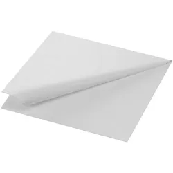 Duni Einwegserviette, Zellstoff, 2-lagig, 33 x 33 cm, weiß (Packungsgröße: 300 Stück)