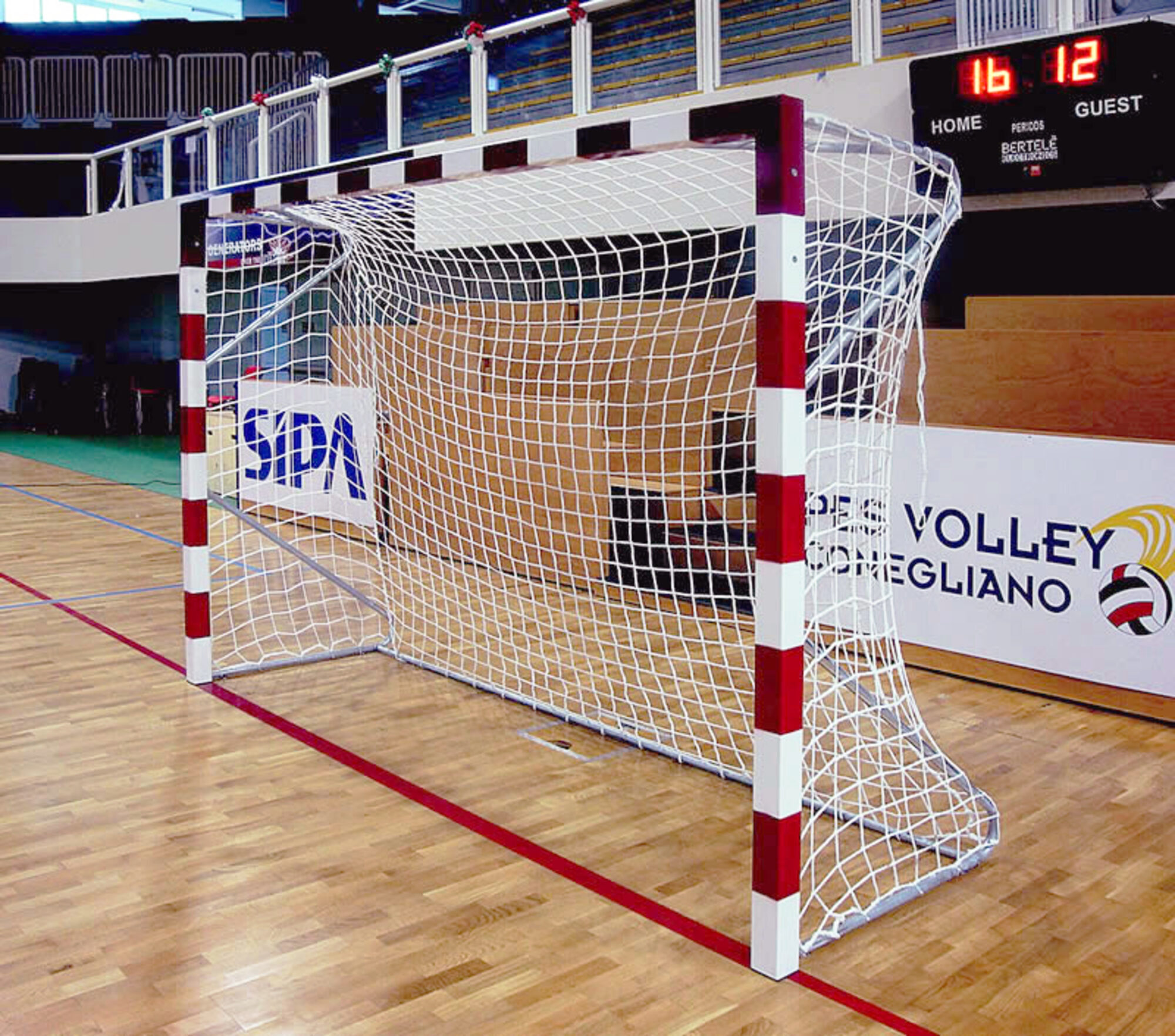 Handballtor zum Einbetonieren aus Stahl
