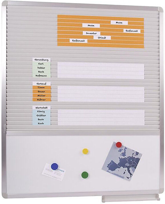 Mehrzwecktafel, universell, Breite 705 mm, Einsteck- und Whiteboard-Tafel EICHNER