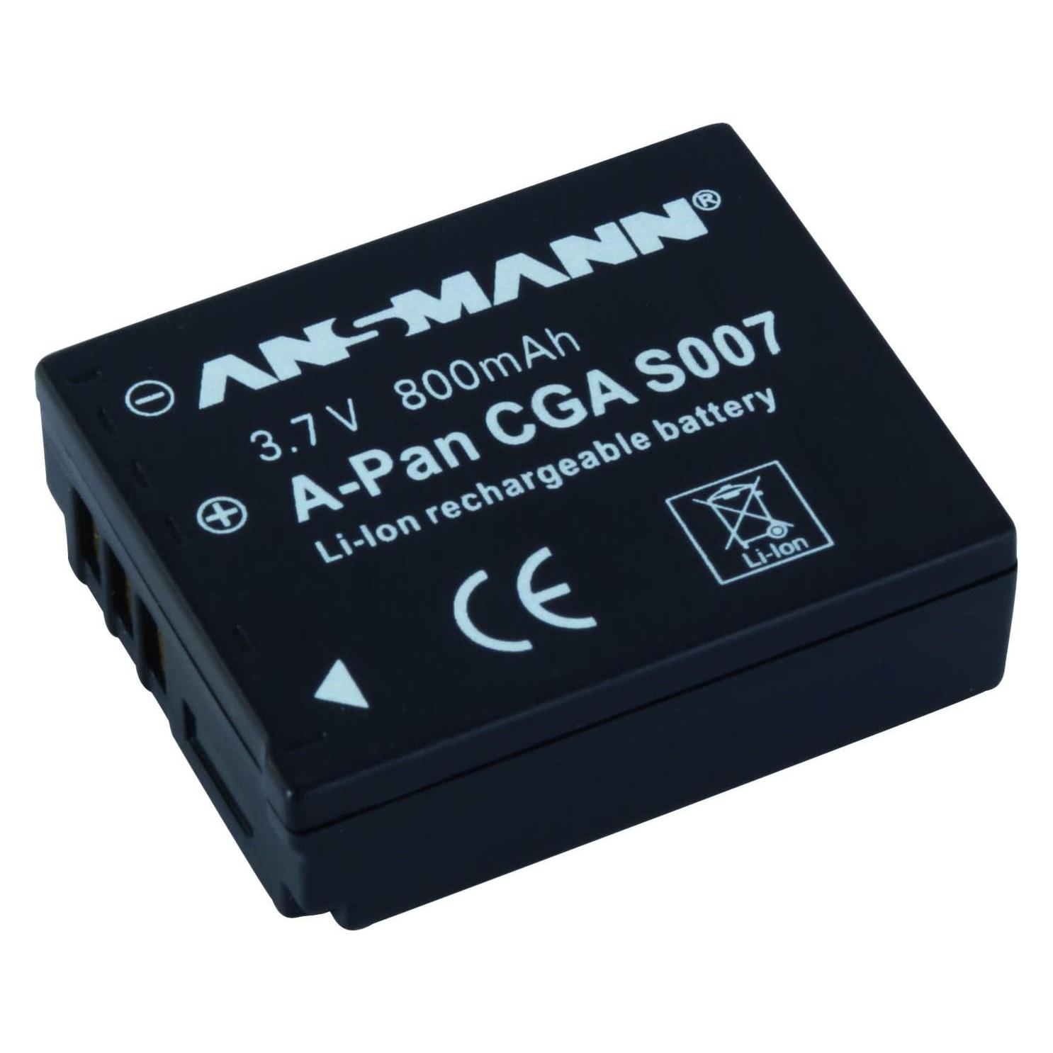 Ansmann Panasonic CGA-S007 Akku (Kamera Akku) (5.0229.63)