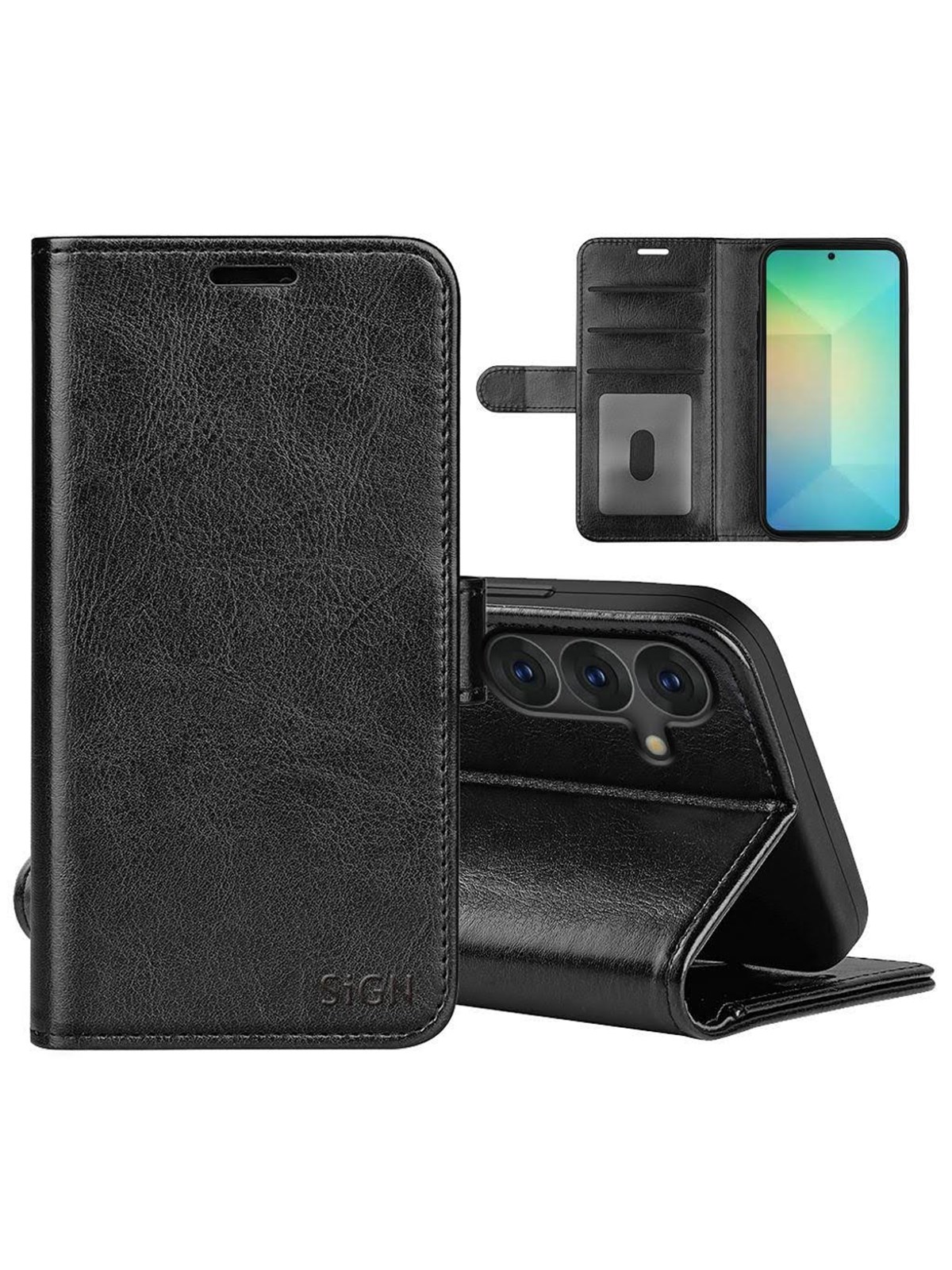 SiGN Samsung Galaxy S25 Wallet Case - Black