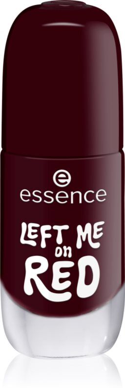 essence Gel Nail Polish gel nail polish shade 12 LEFT ME on RED 8 ml