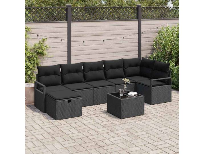 vidaXL Sofa Set 5 stk. Poly-Rattan