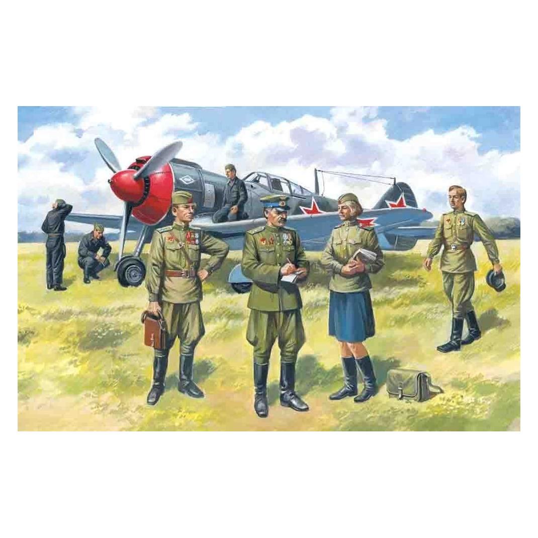 ICM Sowjetische Piloten & Bodenpersonal 1943-45 (48084)