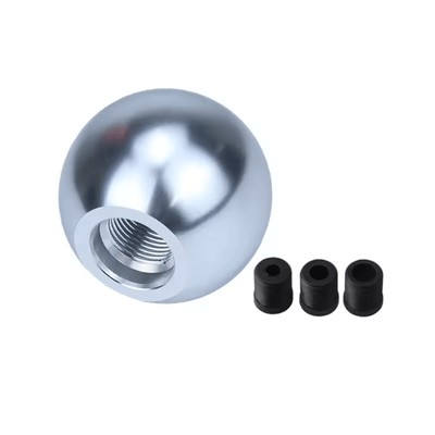 ShiftSphere Universal Aluminum Ball Gear Shift Knob Manual Transmission Upgrade silver