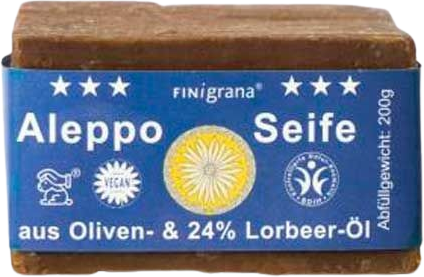 Savon du midi Aleppo-Seife 24 % + Lorbeer 200 gr