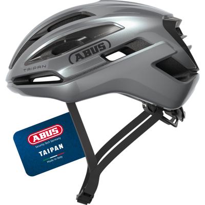 Fahrradhelm ABUS "TAIPAN" Gr. S, grau (grau (graphite silber)), Helme, S Kopfumfang: 51cm - 55cm
