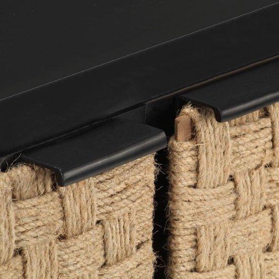 Famanu Holzschrank - Beistellschrank aus massivem Mangoholz - 60x35x70 cm - Natürlich