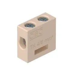 OBO 7205702 Keramikklemme für FireBox T 6 mm2 Steatit creme TK 06  - 5 Stück