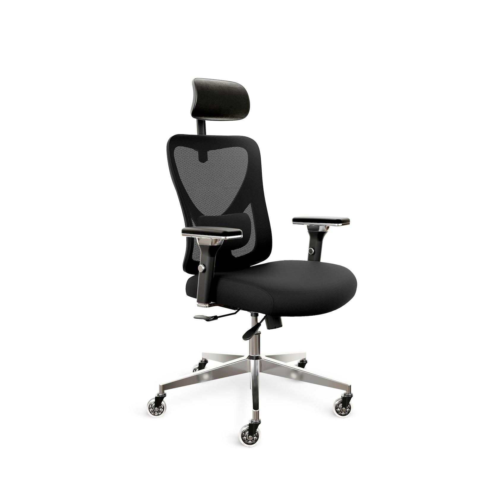 CLOUVOU CleverSeat Bürostuhl Ergonomisch – Schwarz