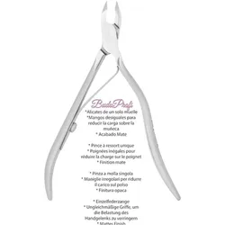 Staleks, Nagelpflegegerät, NS-80-4 Professional 4mm Spring Cuticle Cutter Pliers Stainless Steel Manual Sharpening