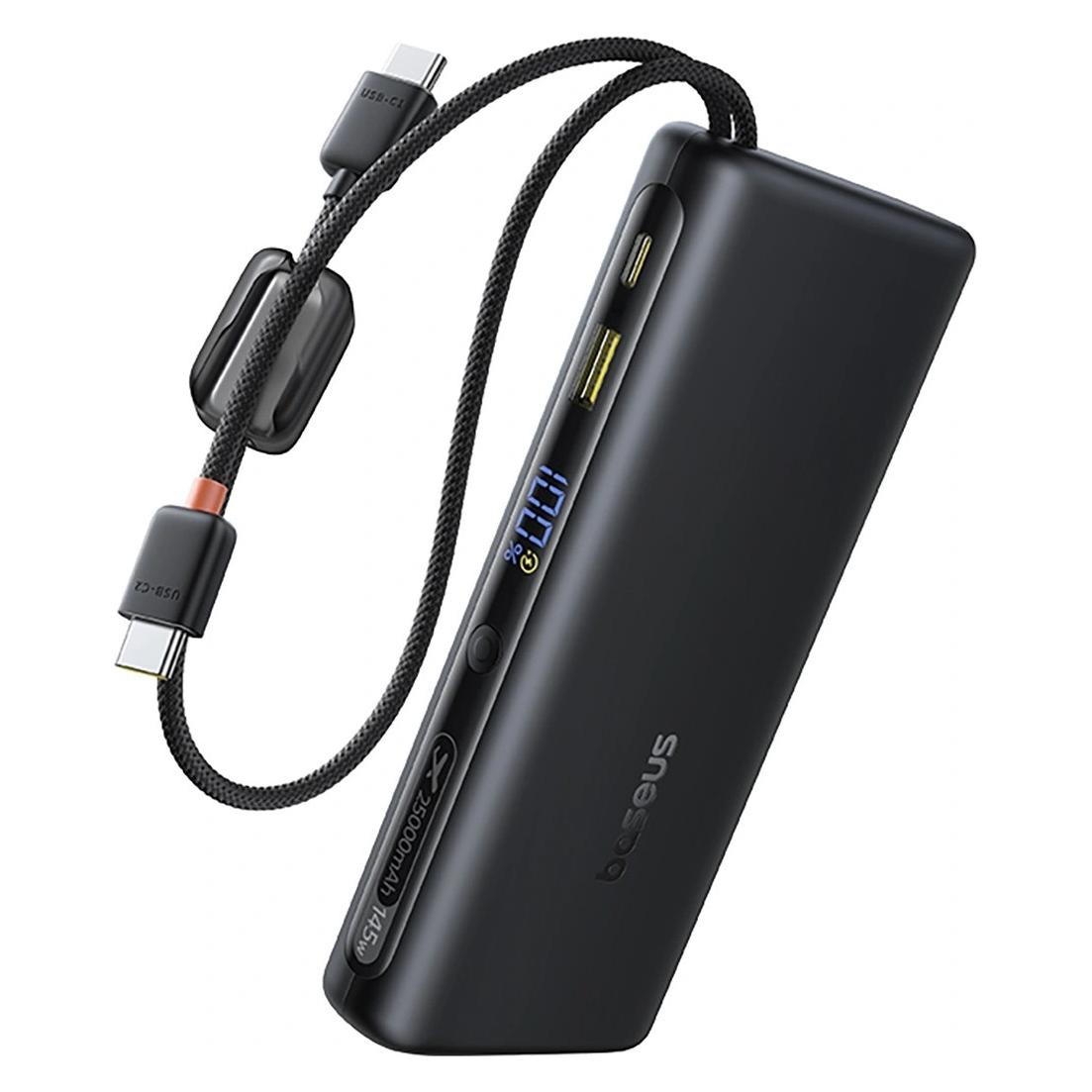 Baseus Powerbank EnerFill FC41 25000 mAh 145W czarny (25000 mAh, 145 W, 91.25 Wh) (E0028H03)