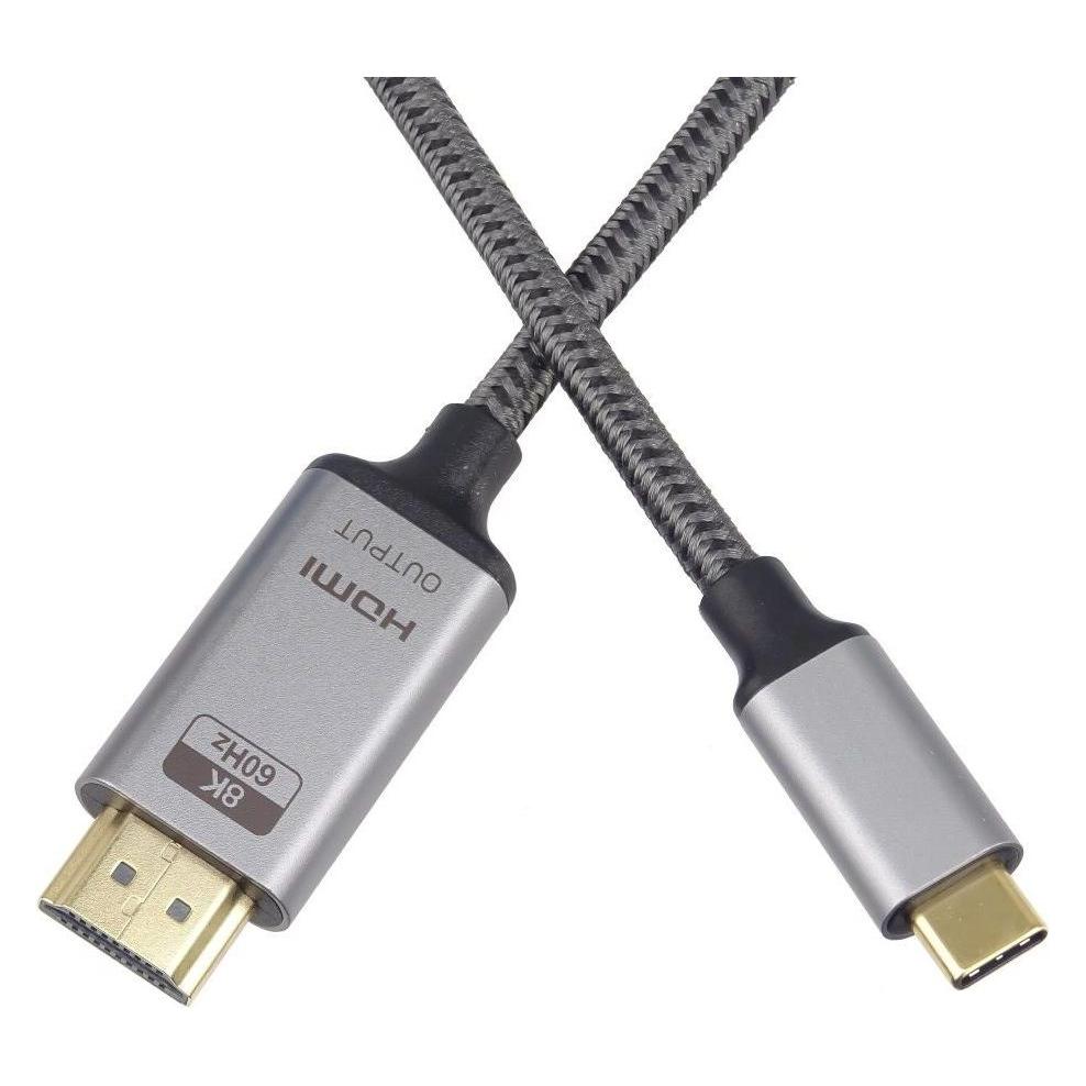 PremiumCord USB-C auf HDMI, 2m, 8K@60Hz, 4K@144Hz (2 m) (ku31hdmi22)