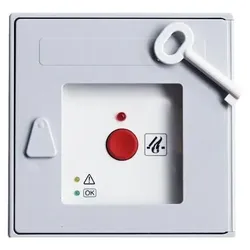 WindowMaster, Einbruchschutz + Alarmanlage, Feuerdruck, primär WSK320, grau mit akustischem Signal und Reset-Taste (Öffnen der Tür