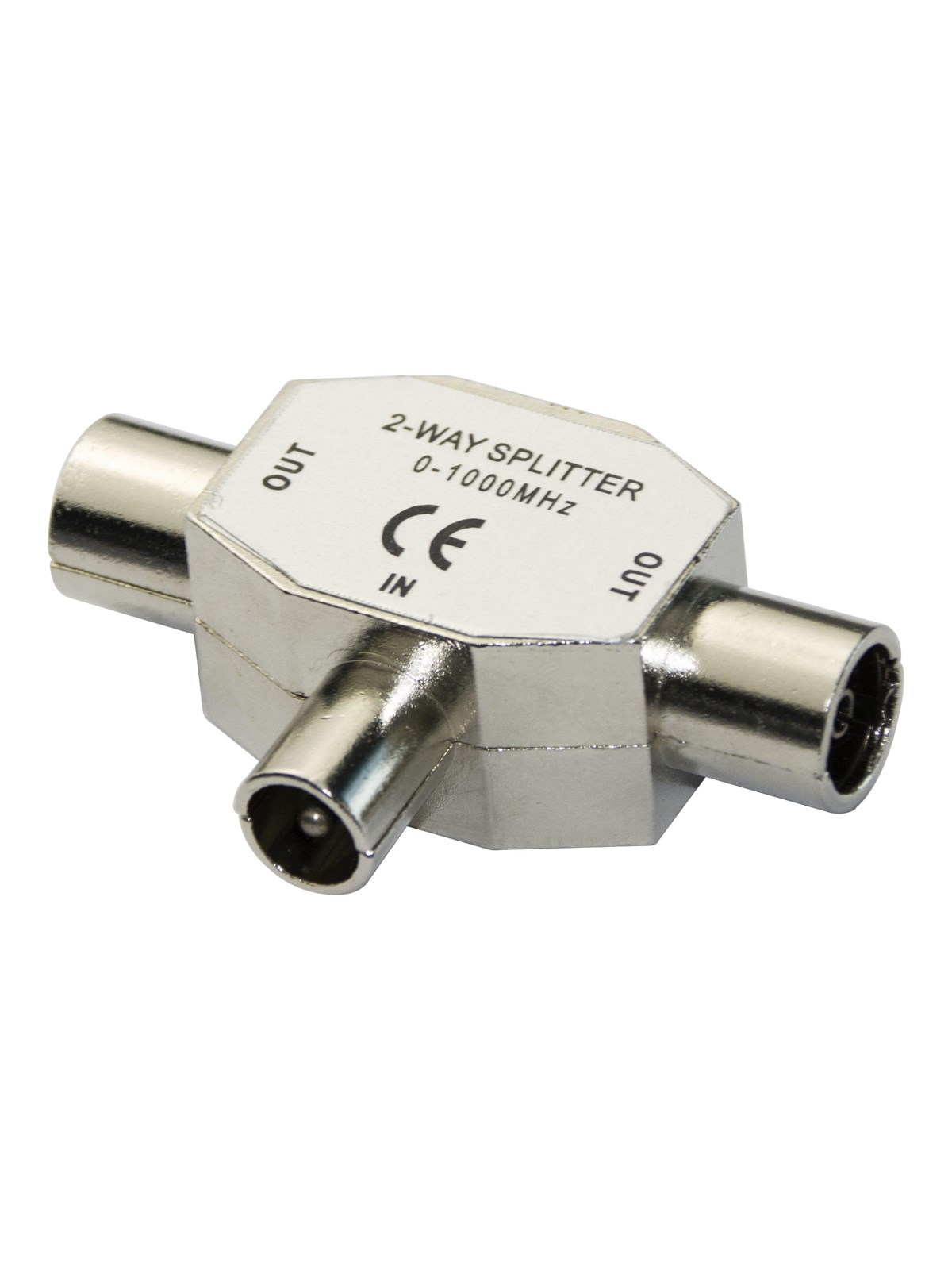 Deltaco - splitter for radio - 2-way fully shielded